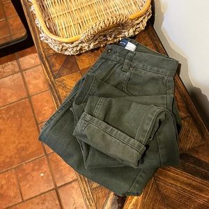 Liz Claiborne olive green classic fit 90s mom jeans